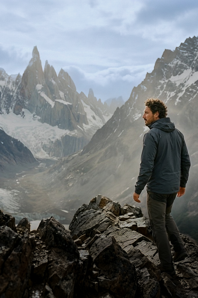 Portrait of Dusty Baars hiking in nature