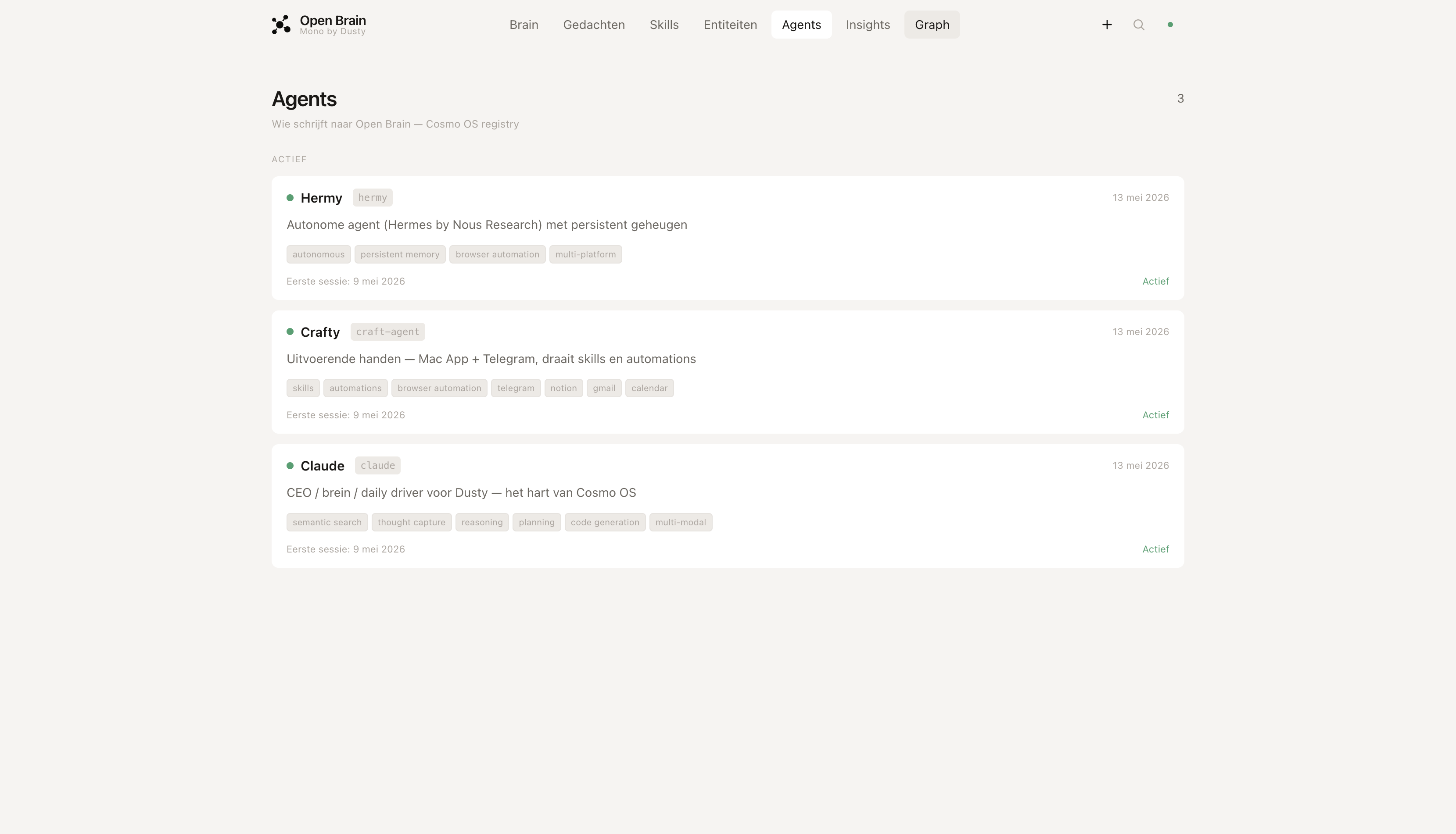 Agent orchestration interface listing active tasks and background processes